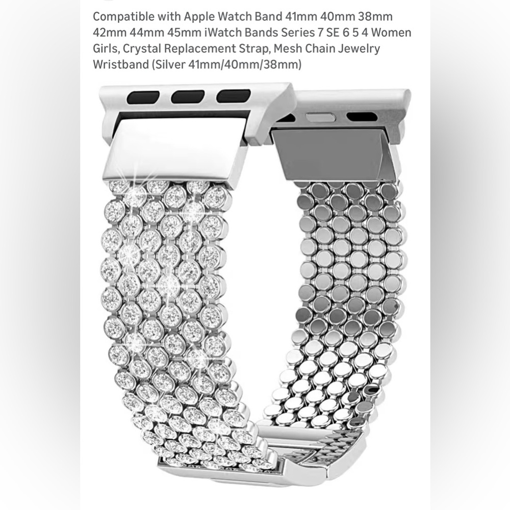 Crystal Rhinestone Luxury Apple Watch Band